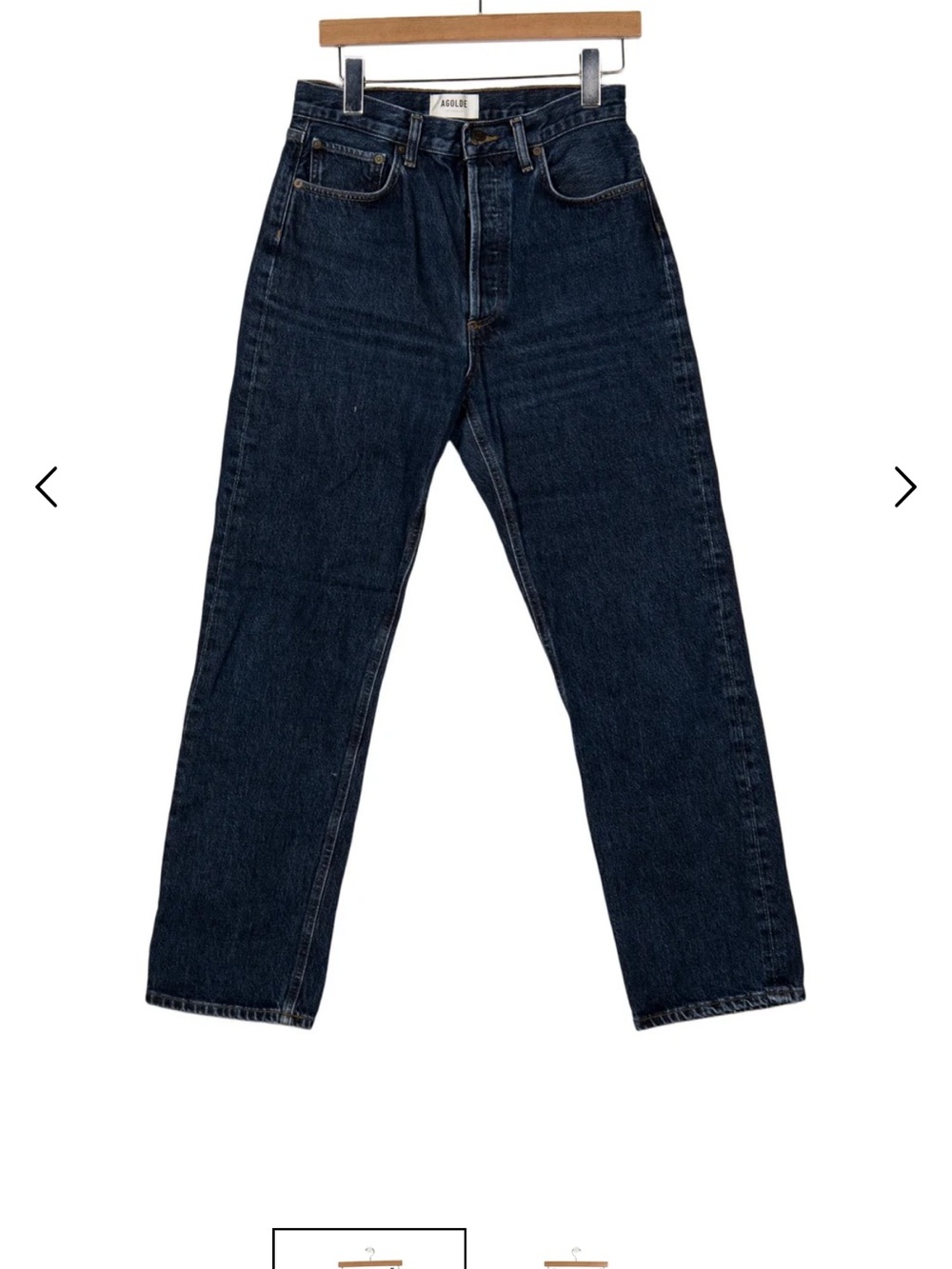 Agolde straight leg jeans high rise